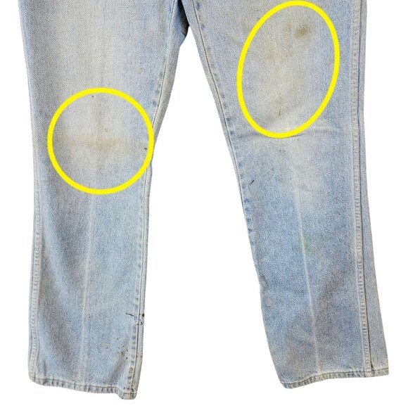 Rustler Jeans Vintage 80s 30 x 32 Women High Rise Boot Cut Light Wash Denim Pant - Picture 10 of 16